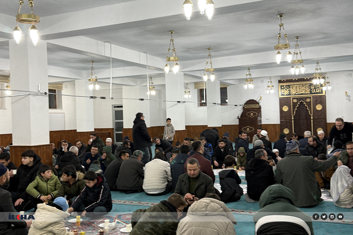 Konya’da gençler yeni yılın ilk sabah namazında buluştu