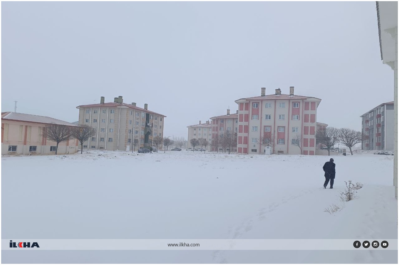 Bitlis’te yoğun kar yağışı ve fırtına: 180 köy yolu ulaşıma kapandı