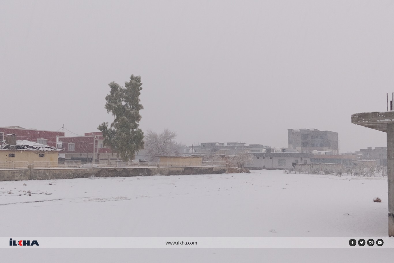 Mardin’de mevsimin ilk karı yağdı