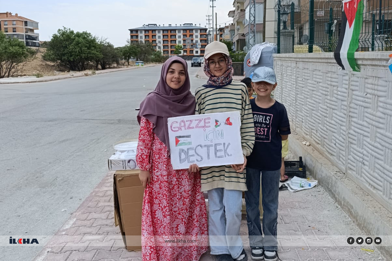 Konyalı miniklerden Gazze'ye anlamlı destek Konyalı miniklerden Gazze'ye anlamlı destek