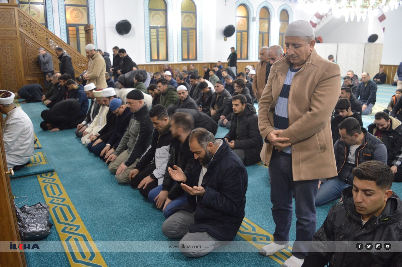 Siirt’te Regaib Kandili’nde Filistin ve mazlum coğrafyalar için dualar edildi