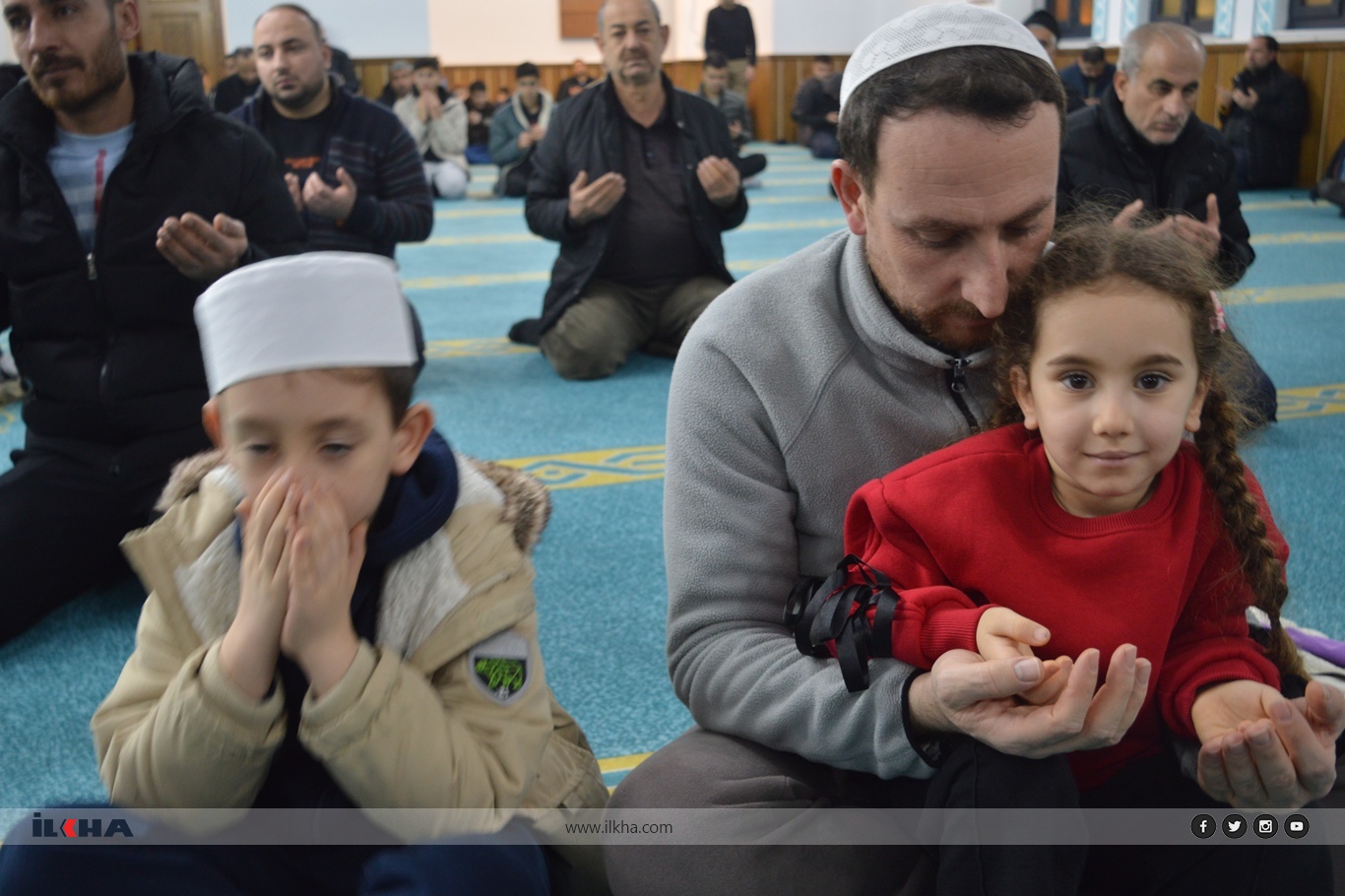 Siirt’te Regaib Kandili’nde Filistin ve mazlum coğrafyalar için dualar edildi