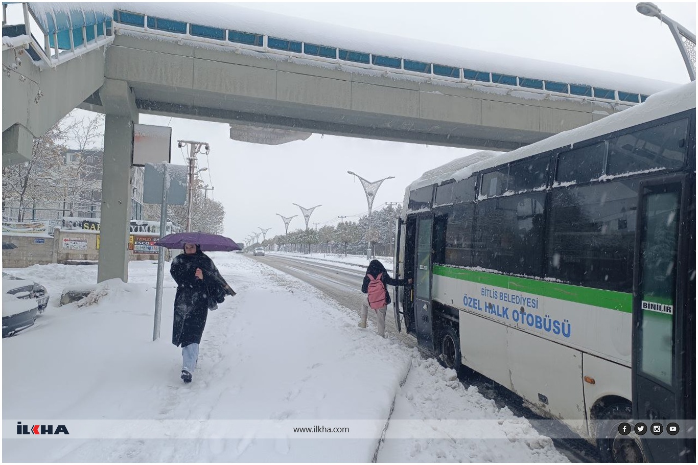 Bitlis’te yoğun kar yağışı ve fırtına: 180 köy yolu ulaşıma kapandı