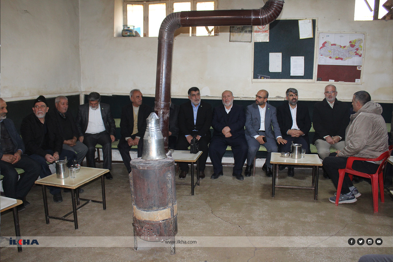 HÜDA PAR Milletvekili Dinç, Palu'da köy ziyaretlerinde bulundu