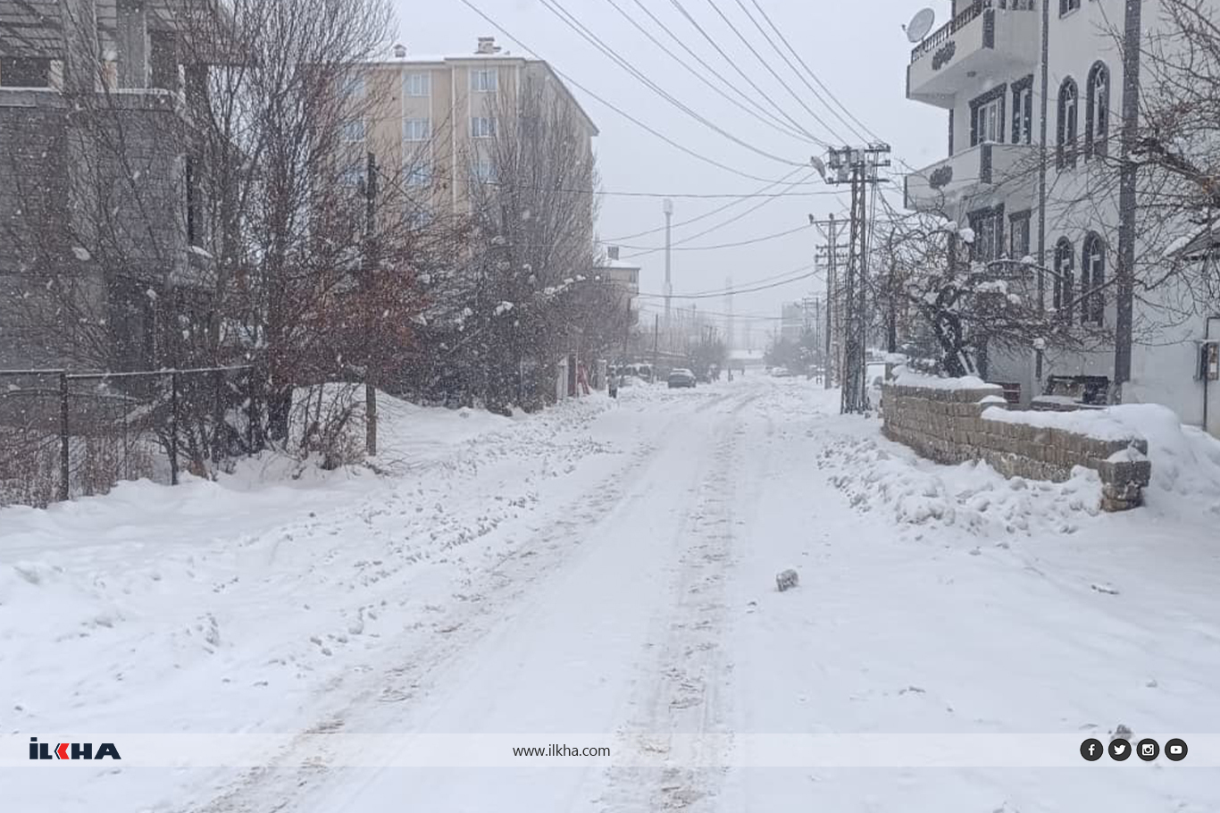 Van’da kar yağışı yeniden şiddetlendi: 625 yerleşim yerinin yolu kapandı