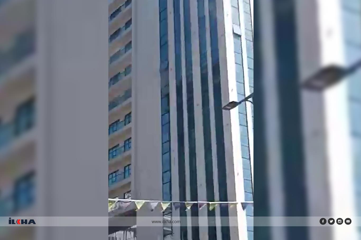 Diyarbakır'da bir otelde korkutan yangın Diyarbakır'da bir otelde korkutan yangın