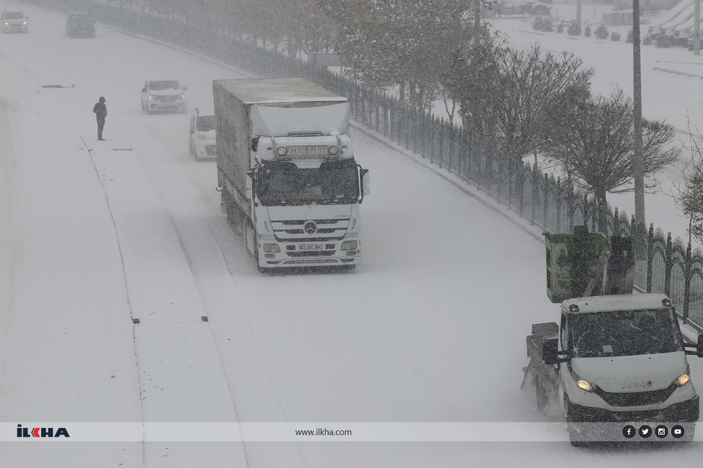 Diyarbakır’da karla mücadele yetersiz kaldı, ulaşım aksadı