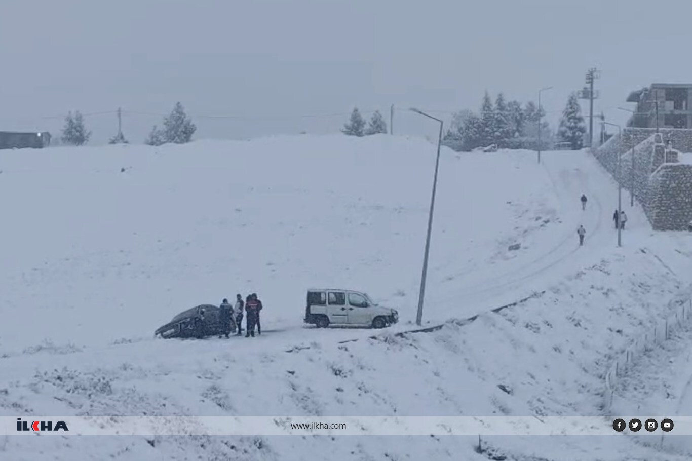 Batman'da beklenen kar yağışı etkili oldu