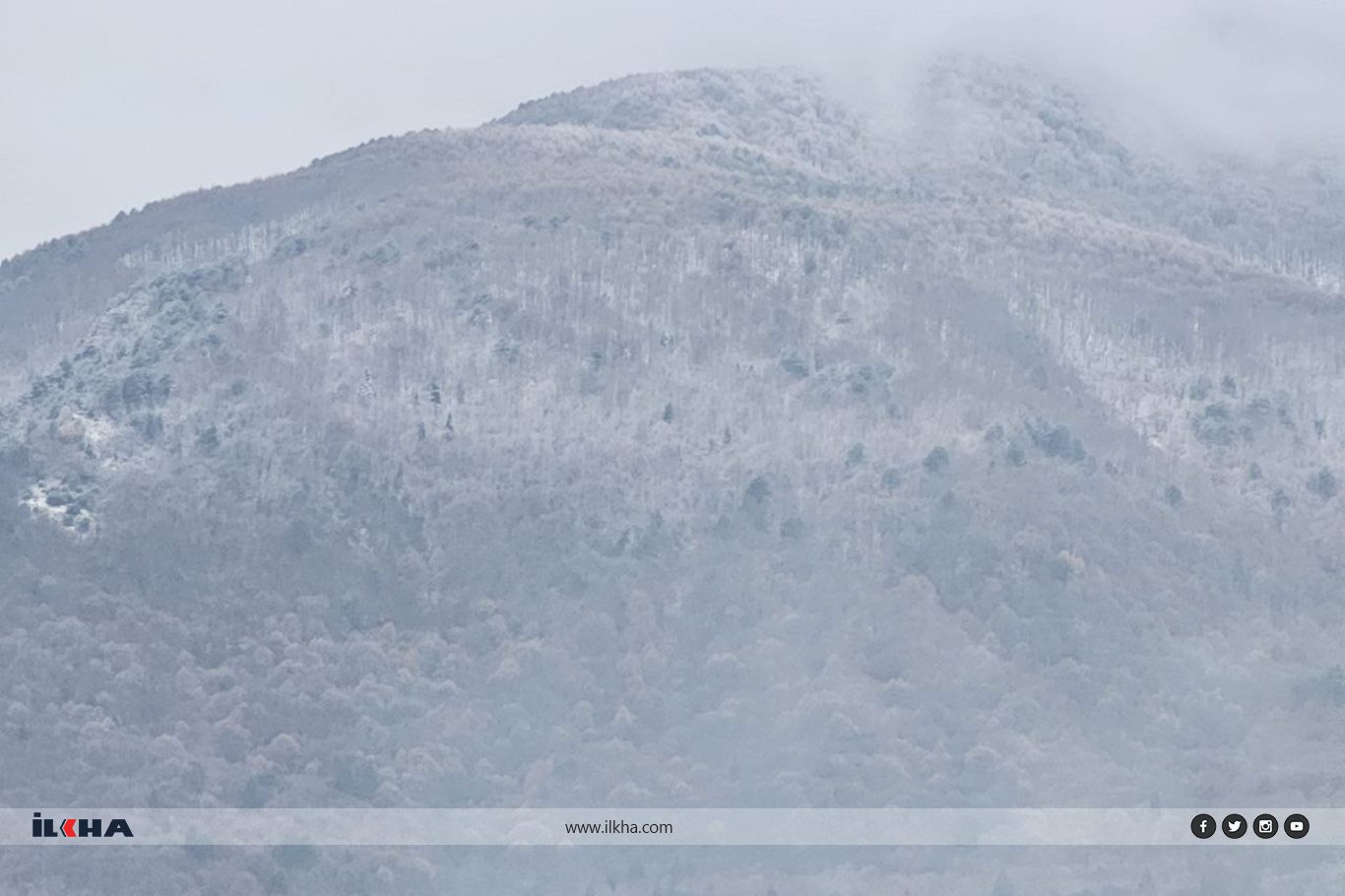Uludağ’ın etekleri beyaza büründü, Bursa'da kar beklentisi sürüyor