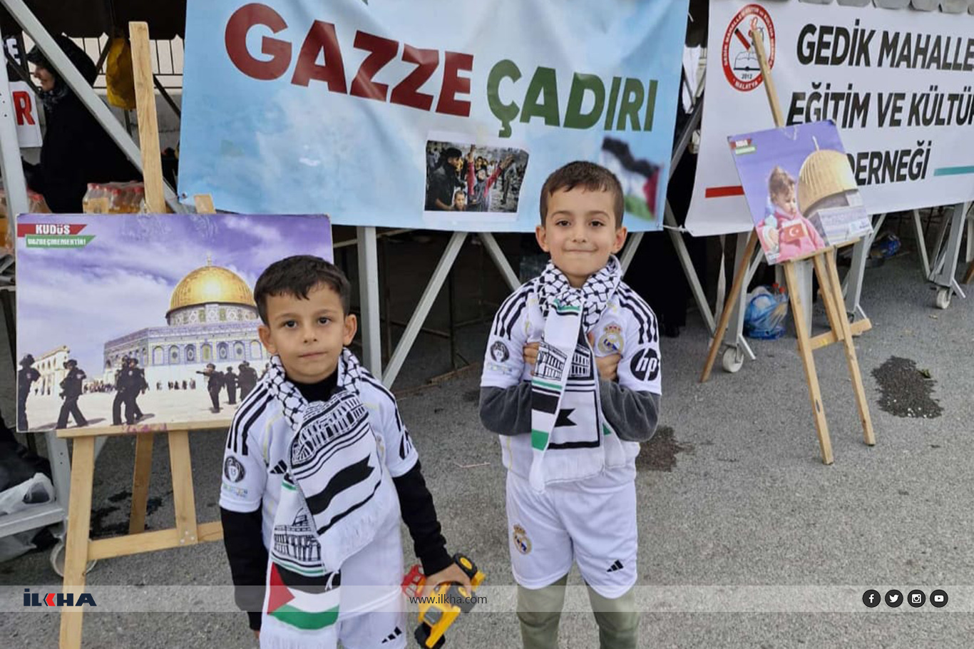 Mahalle sakinlerinden Gazzeli çocuklara anlamlı destek Mahalle sakinlerinden Gazzeli çocuklara anlamlı destek