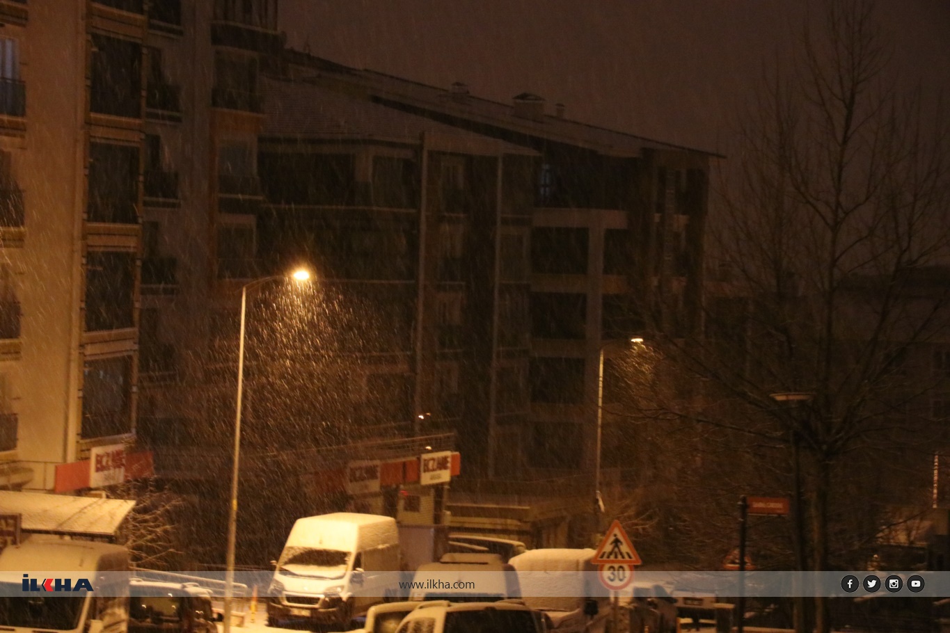 Ankara’da kar yağışı etkili oldu