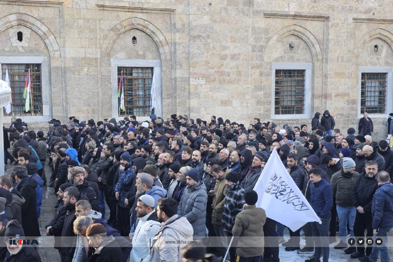 Şehit Ebu Ubeyde ve diğer Kassam komutanları için Bursa’da gıyabi cenaze namazı kılındı