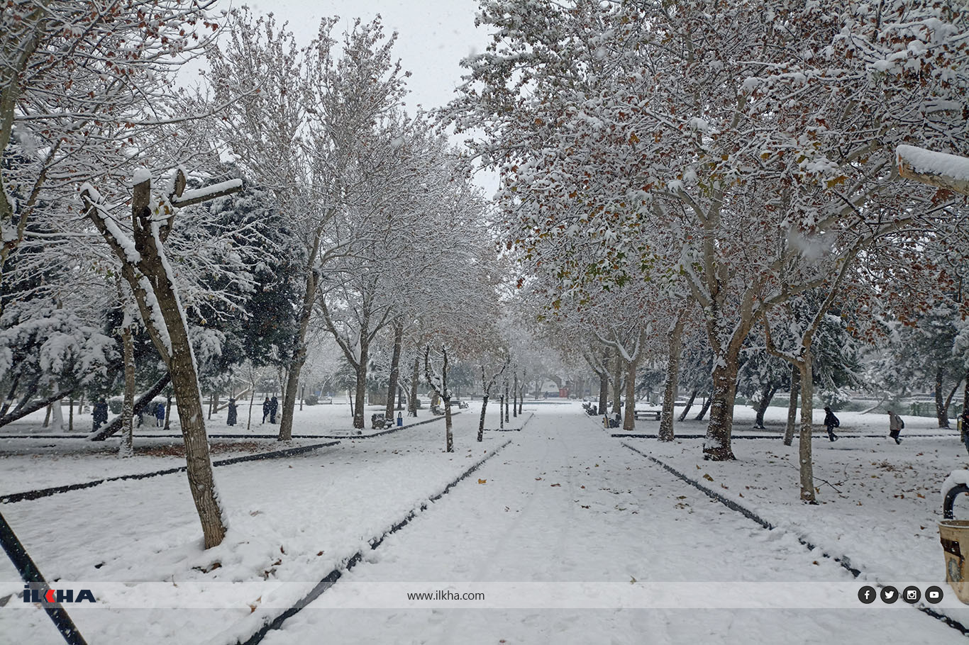 Diyarbakır’da kar sonrası kartpostallık manzaralar