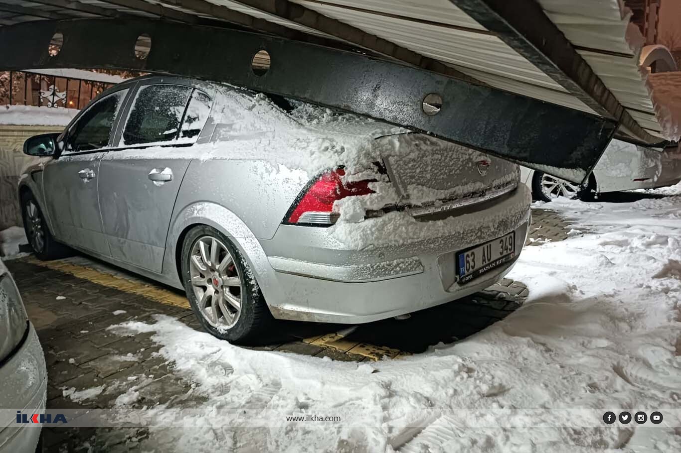 Şanlıurfa’da otoparkta göçük meydana geldi