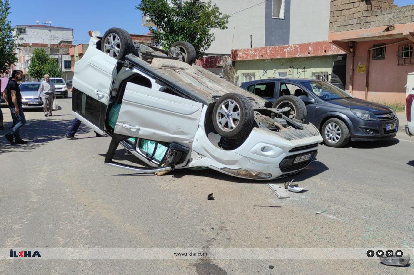 Batman'da trafik kazası: Araç takla attı, 1 kişi yaralandı Batman'da trafik kazası: Araç takla attı, 1 kişi yaralandı
