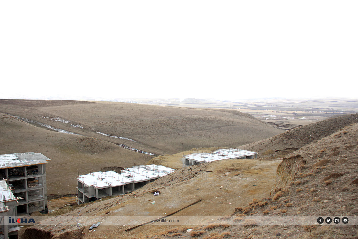 Taşlıçay'da TOKİ sakinler: "Dere yatağına konut istemiyoruz"