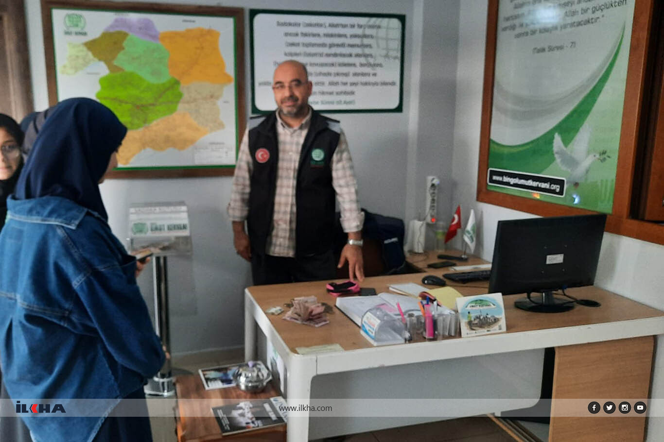 Medrese öğrencileri harçlıklarını Gazze’ye bağışladı