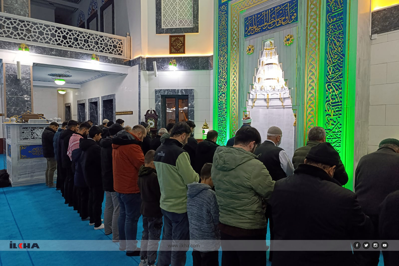 Ağrı Merkez Camiinde sabah namazı buluşması gerçekleştirildi