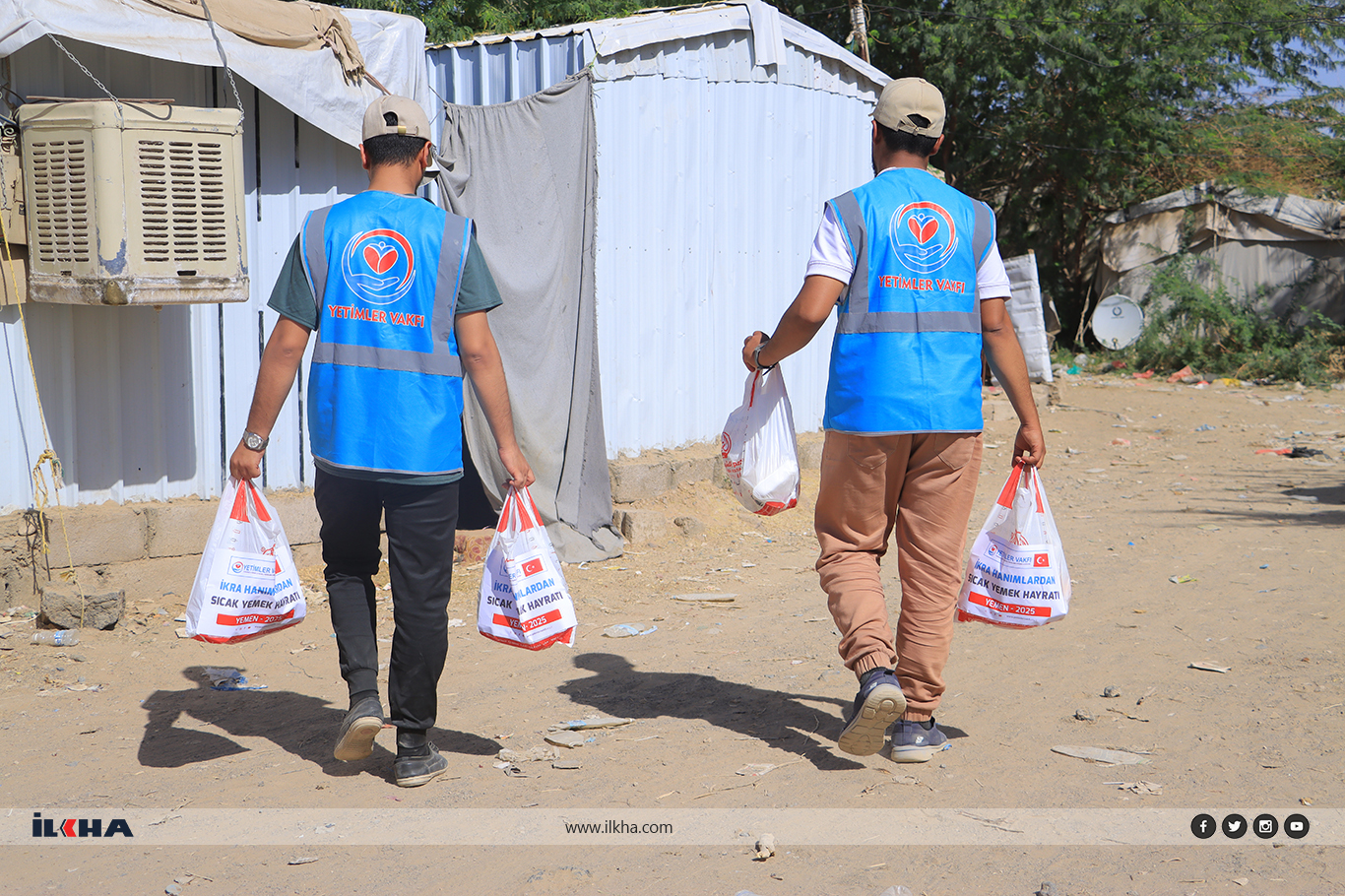 Yetimler Vakfı Yemen'de ihtiyaç sahiplerine sıcak aş dağıttı