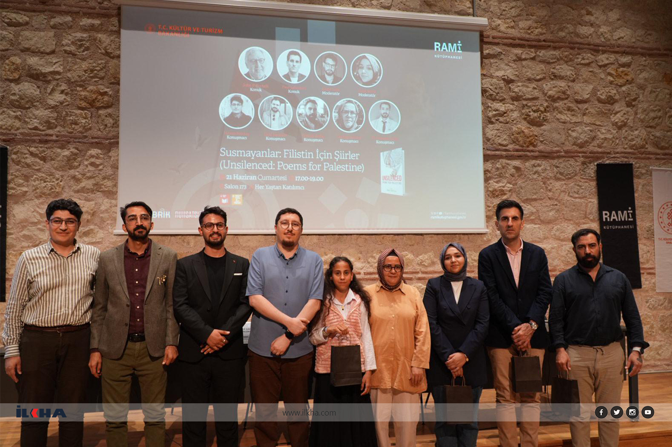 İstanbul'da "Susmayanlar: Filistin İçin Şiirler" programı gerçekleşti İstanbul'da "Susmayanlar: Filistin İçin Şiirler" programı gerçekleşti