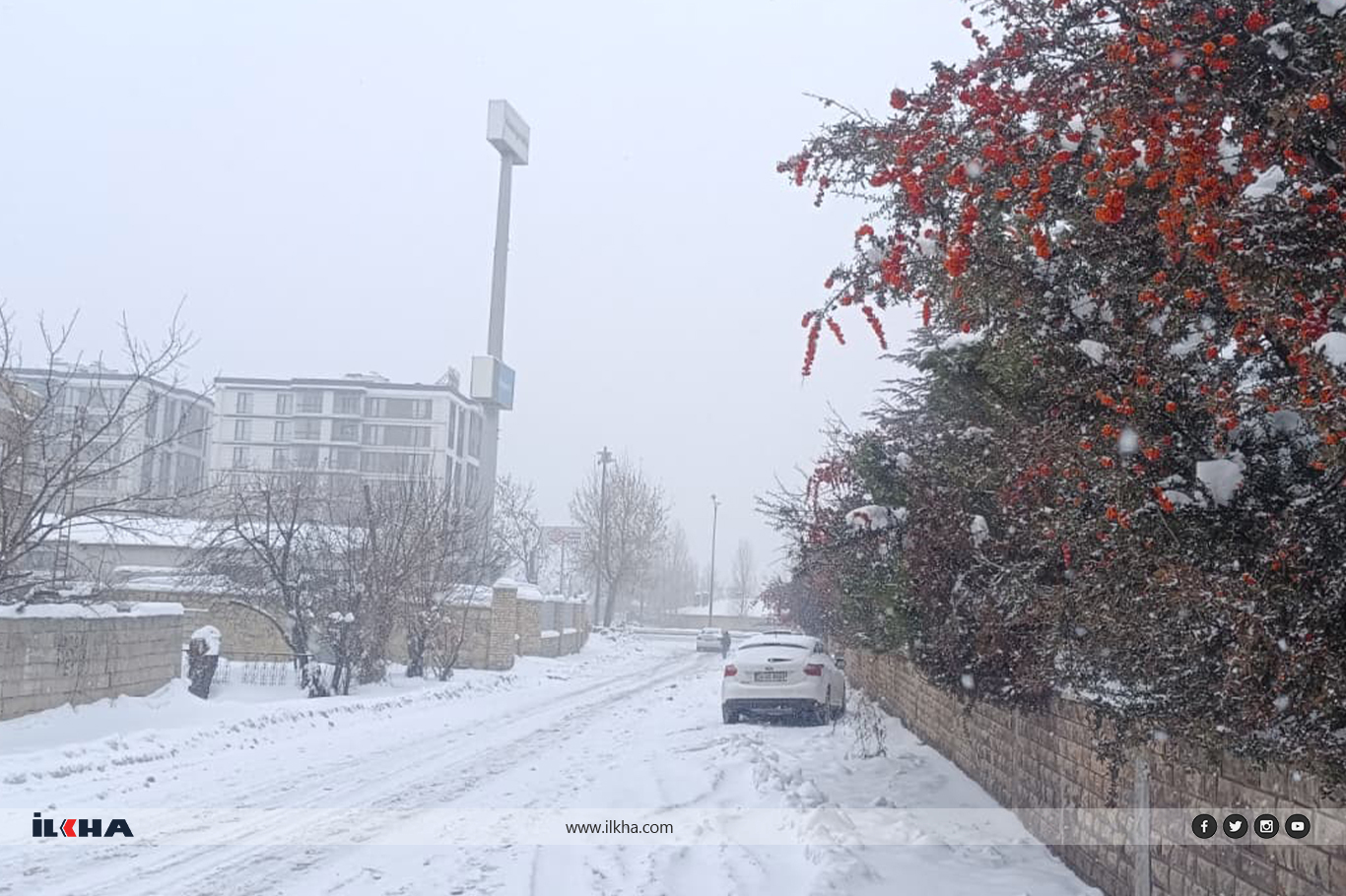 Van’da kar yağışı yeniden şiddetlendi: 625 yerleşim yerinin yolu kapandı