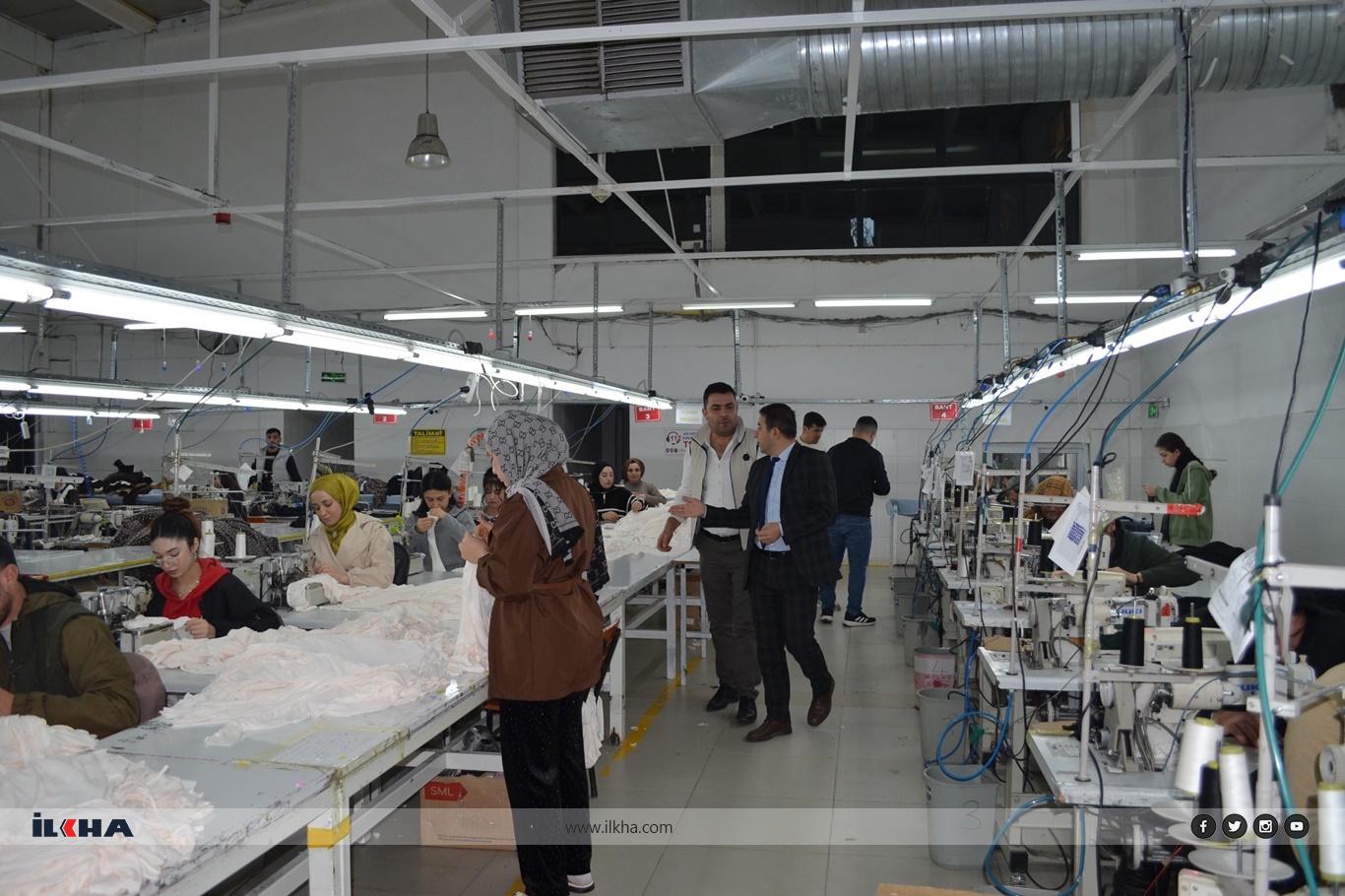 SGK’dan Batman'daki tekstil işletmesine bilgilendirme ziyareti