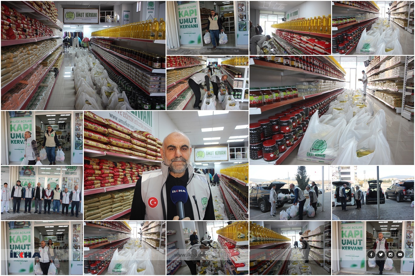 Gaziantep Umut Kervanı üç aylar münasebetiyle yüzlerce ailenin yüzünü güldürdü