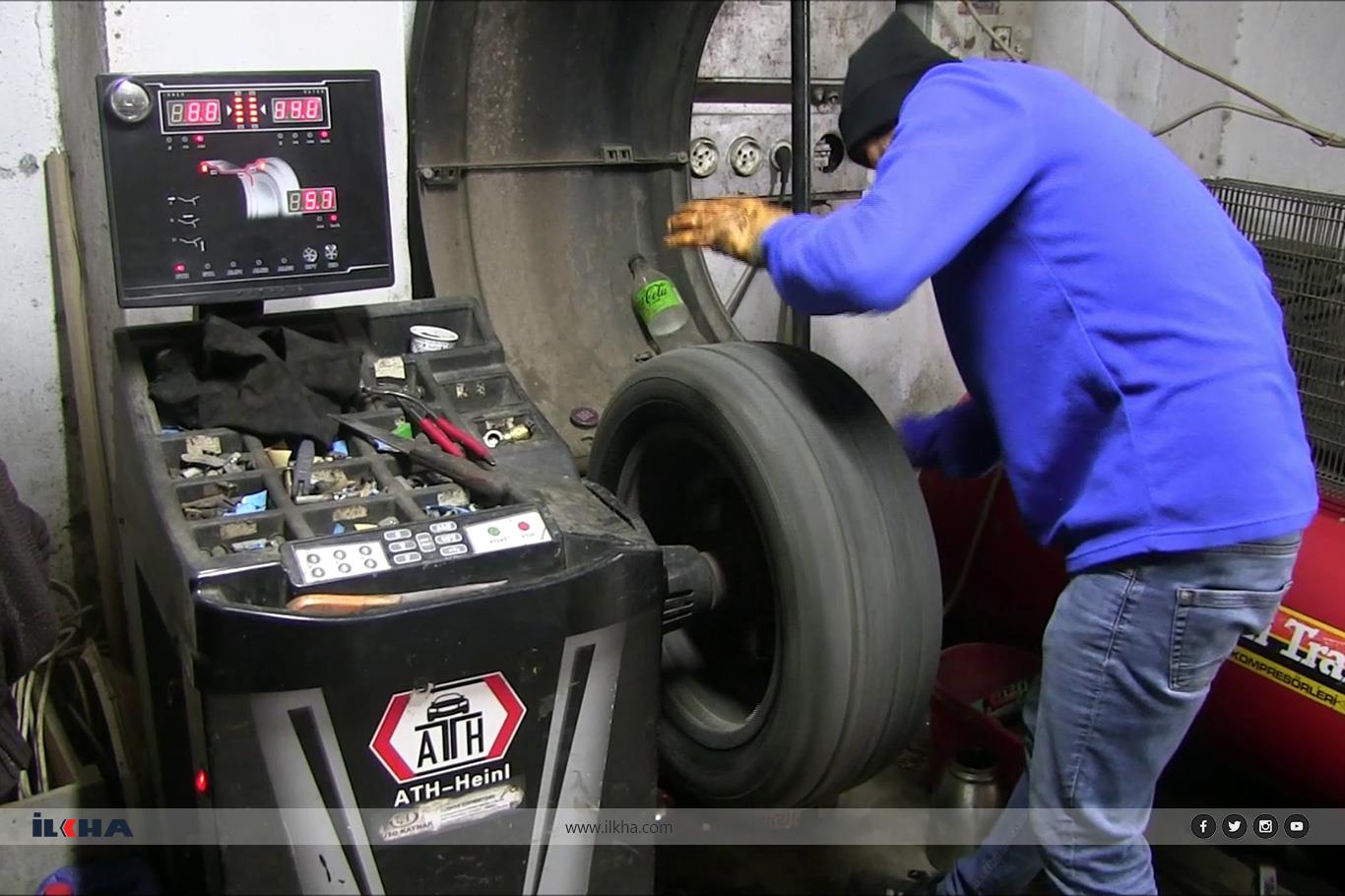 Oto lastik tamircilerinden "Kış Lastiği" uyarısı: Can güvenliğinizi ihmal etmeyin