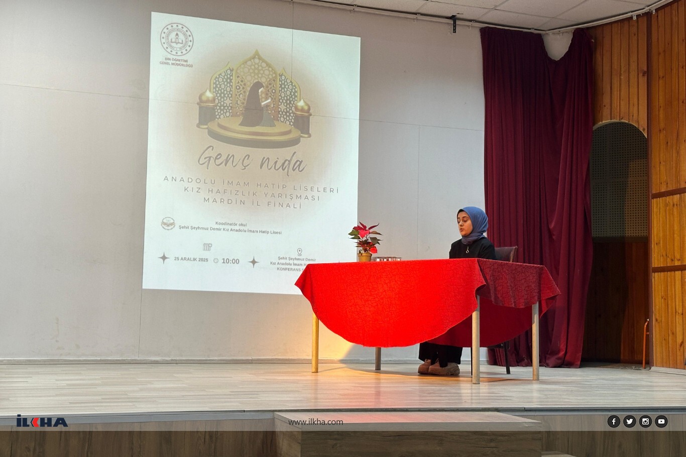 Mardin’de genç hafızlar  finalde bir araya geldi