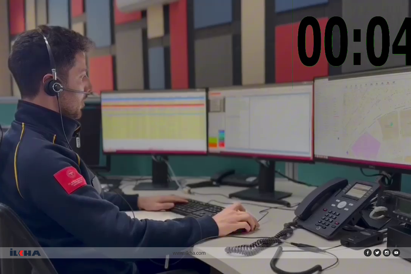 Afetlere hazırlık için deprem ve yangın tatbikatı yapıldı