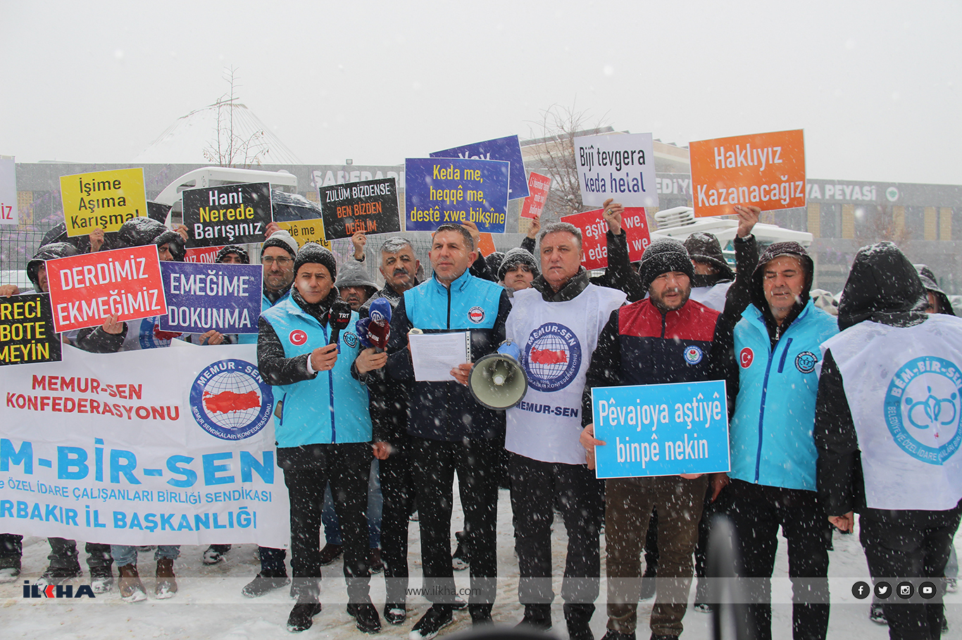 Memur-Sen: Diyarbakır’da DEM’li belediyelerde emekçi kıyımı dur durak bilmiyor!