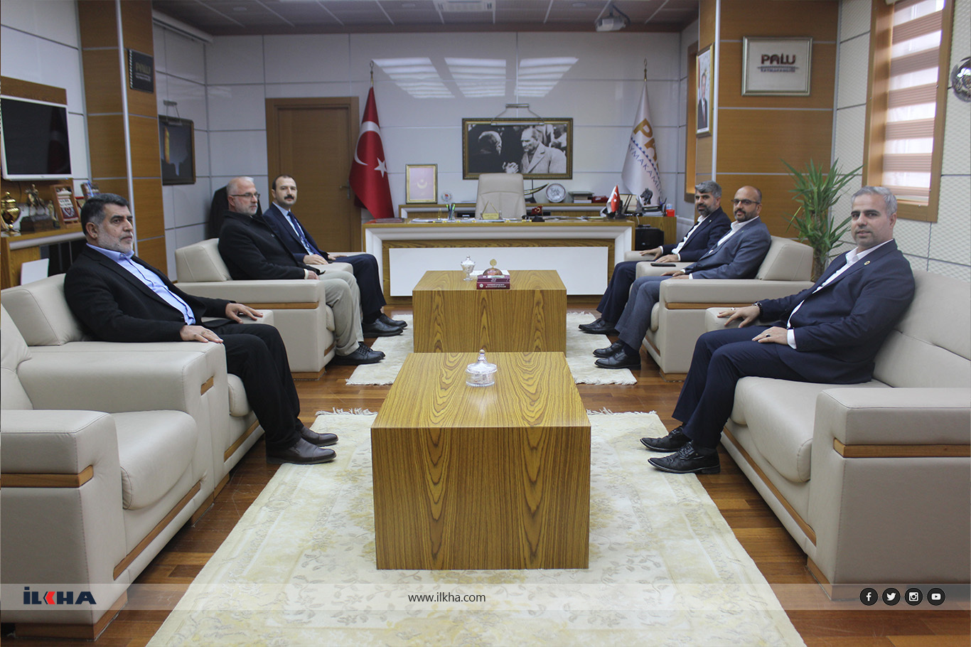 HÜDA PAR’dan Palu Kaymakamı'na ziyaret