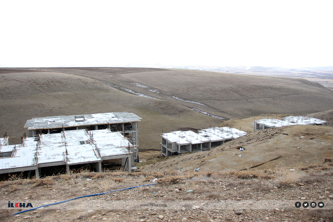 Taşlıçay'da TOKİ sakinler: "Dere yatağına konut istemiyoruz"