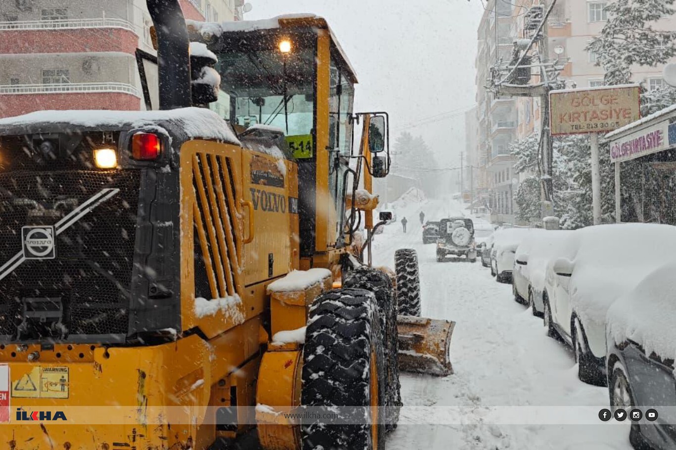 Mardin ve ilçelerinde kar yağışı 