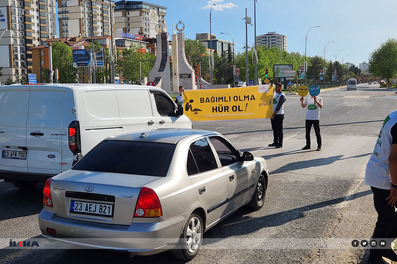 Elazığlı gençlerden "Bağımlılığa Dur" etkinliği Elazığlı gençlerden "Bağımlılığa Dur" etkinliği