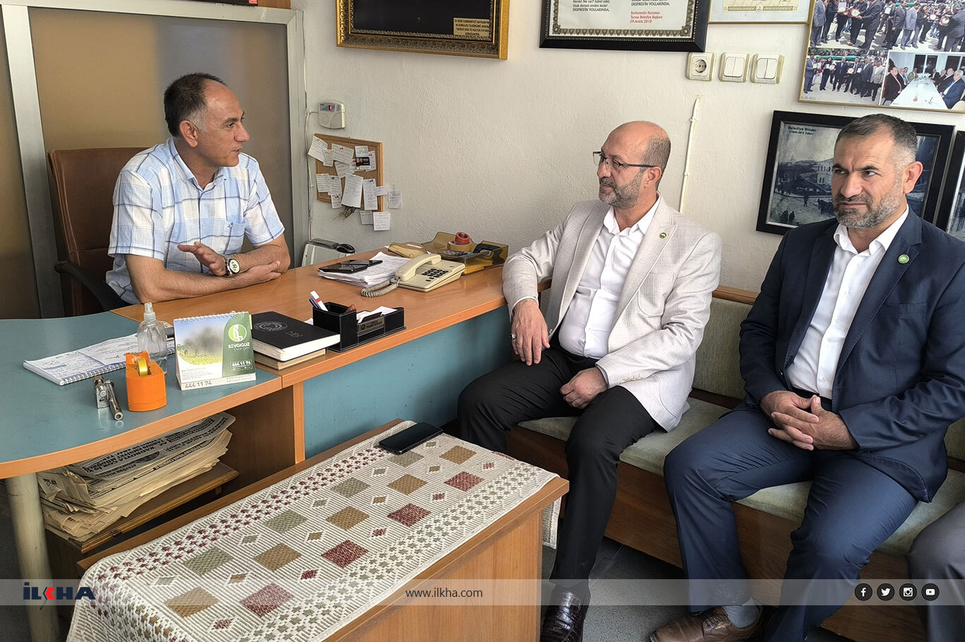HÜDA PAR heyetinden Tarsus medyasına ziyaret HÜDA PAR heyetinden Tarsus medyasına ziyaret