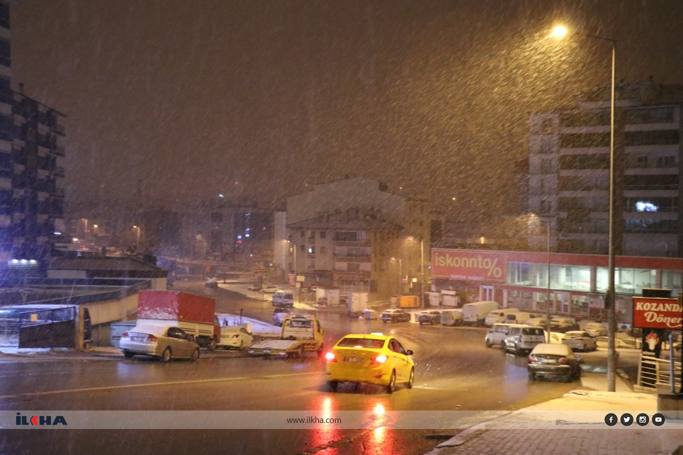 Ankara’da kar yağışı etkili oldu