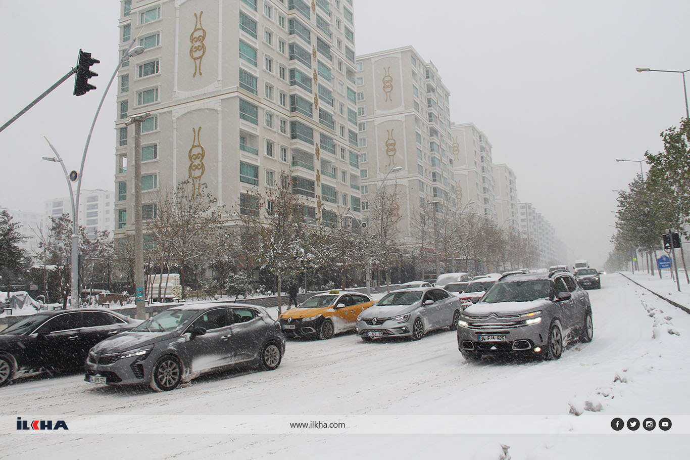 Diyarbakır’da karla mücadele yetersiz kaldı, ulaşım aksadı