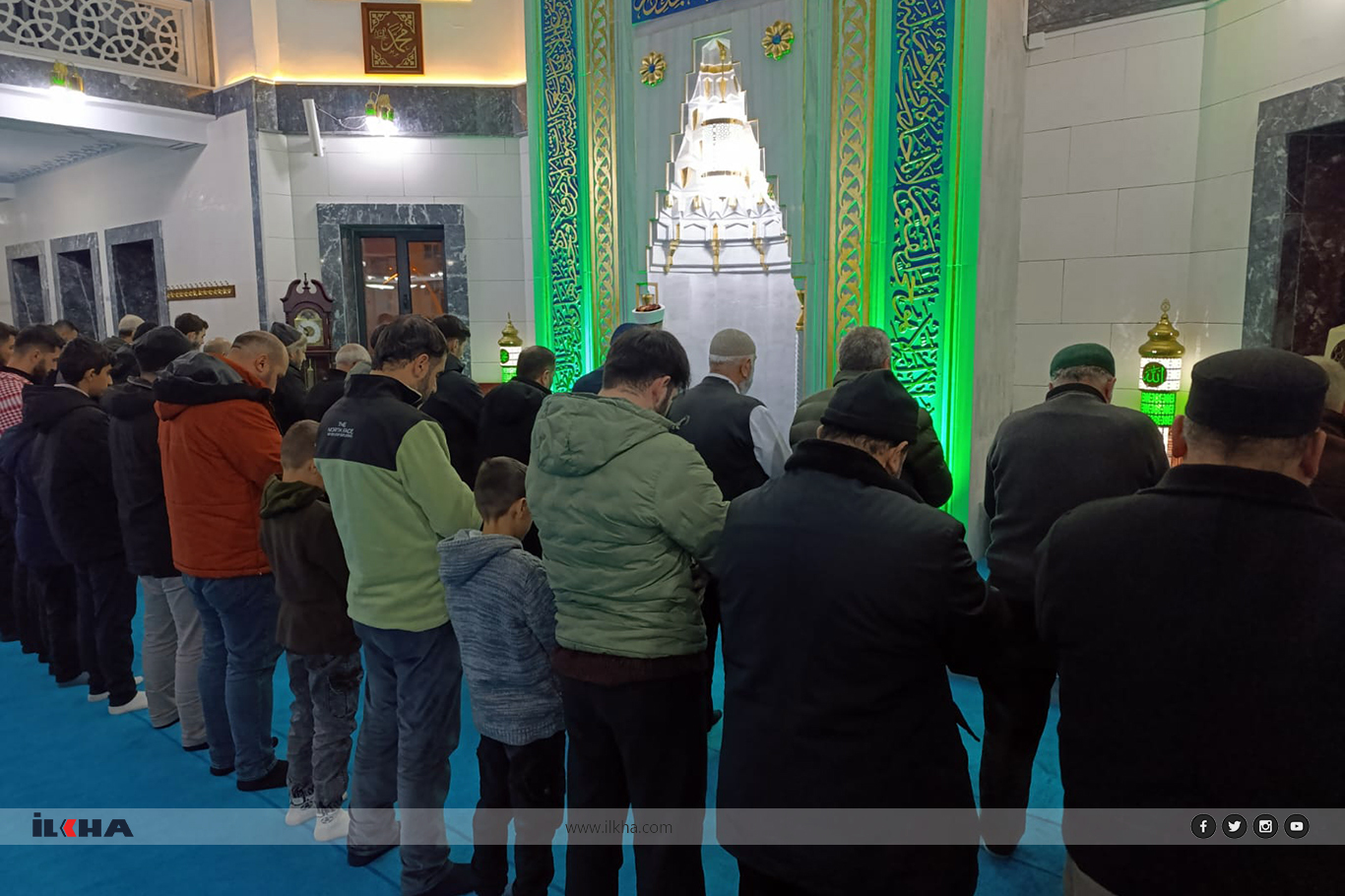 Ağrı Merkez Camiinde sabah namazı buluşması gerçekleştirildi