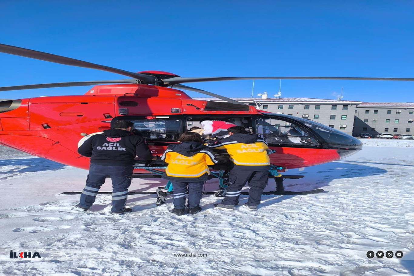 Zorlu kış şartlarında Diyarbakır’da acil sevkler gerçekleştirildi