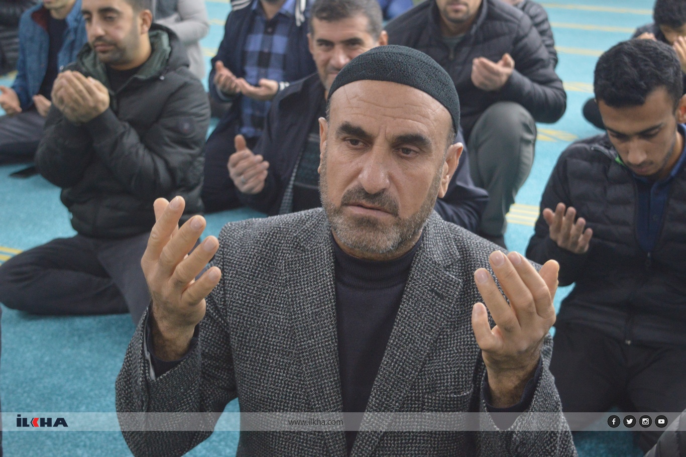 Siirt’te Regaib Kandili’nde Filistin ve mazlum coğrafyalar için dualar edildi