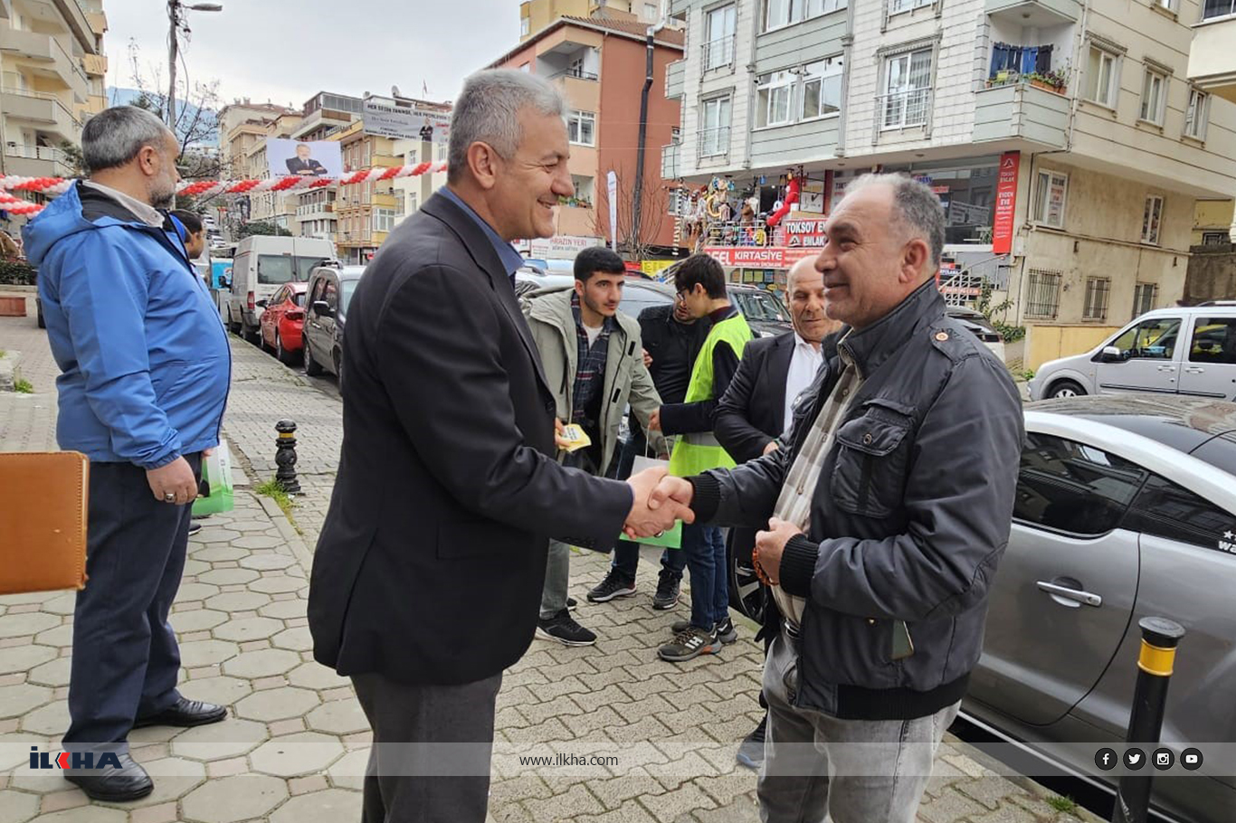 HÜDA PAR Maltepe Belediye Başkan adayı Aydın, esnafı ziyaret etti HÜDA PAR Maltepe Belediye Başkan adayı Aydın, esnafı ziyaret etti