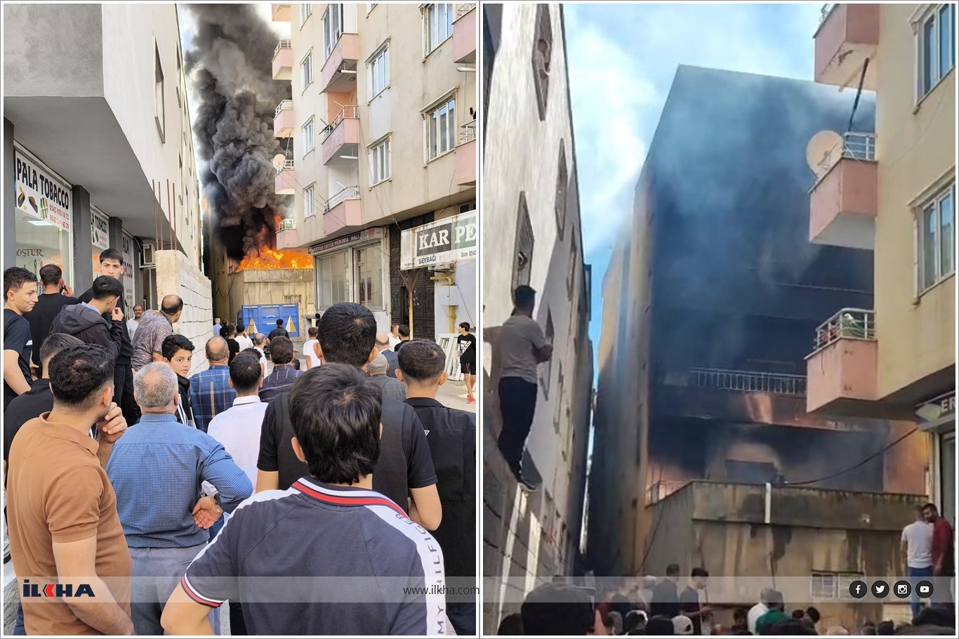 Batman'da apartman altında çıkan yangın korkuttu Batman'da apartman altında çıkan yangın korkuttu