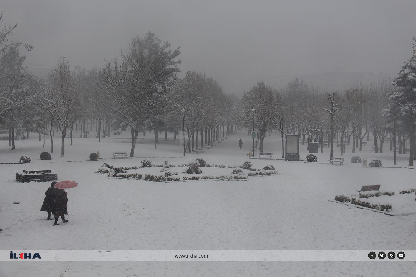 Diyarbakır’da kar sonrası kartpostallık manzaralar