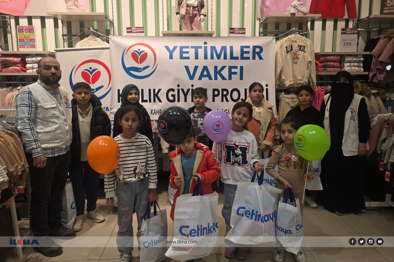 Yetimler Vakfı Kahramanmaraş'ta yetimlerin yüzünü güldürdü