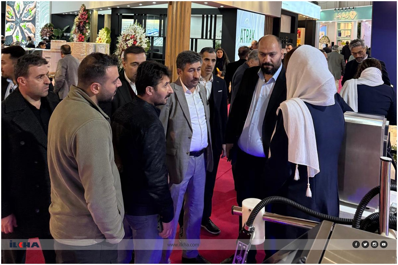 HAKSİAD Van heyeti Tahran’daki fuara katıldı