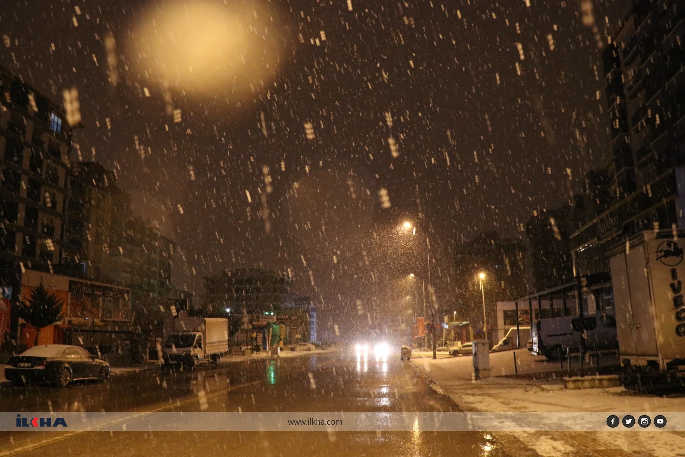 Ankara’da kar yağışı etkili oldu