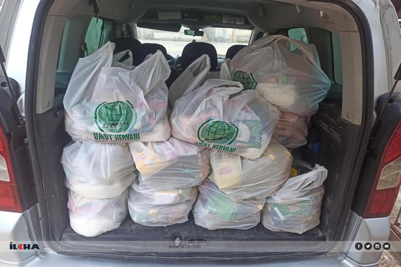 Umut Kervanı Hatay’da Regaib Kandili dolayısıyla gıda yardımında bulundu