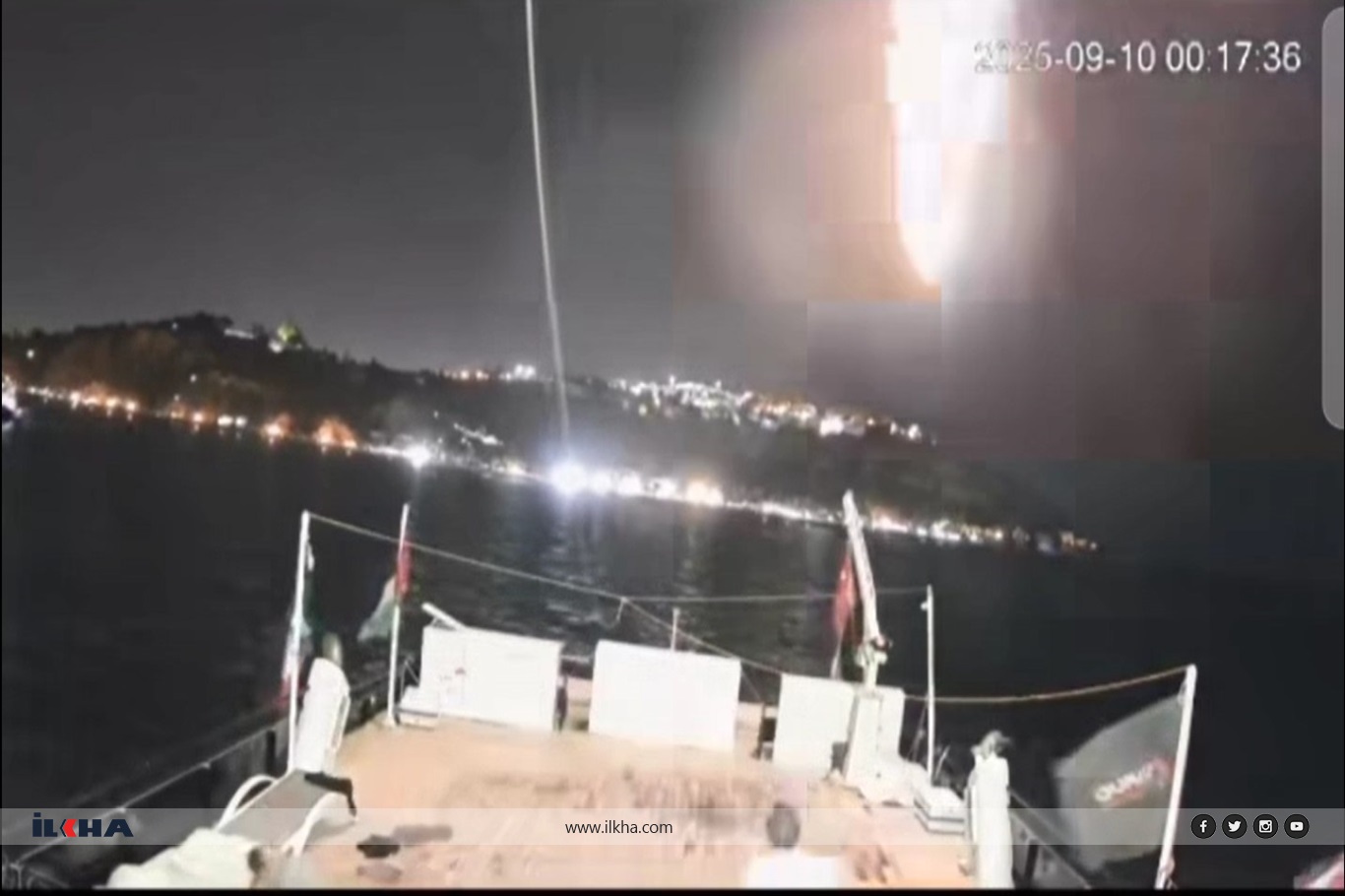 Küresel Sumud Filosuna ikinci saldırı gerçekleştirildi Küresel Sumud Filosuna ikinci saldırı gerçekleştirildi