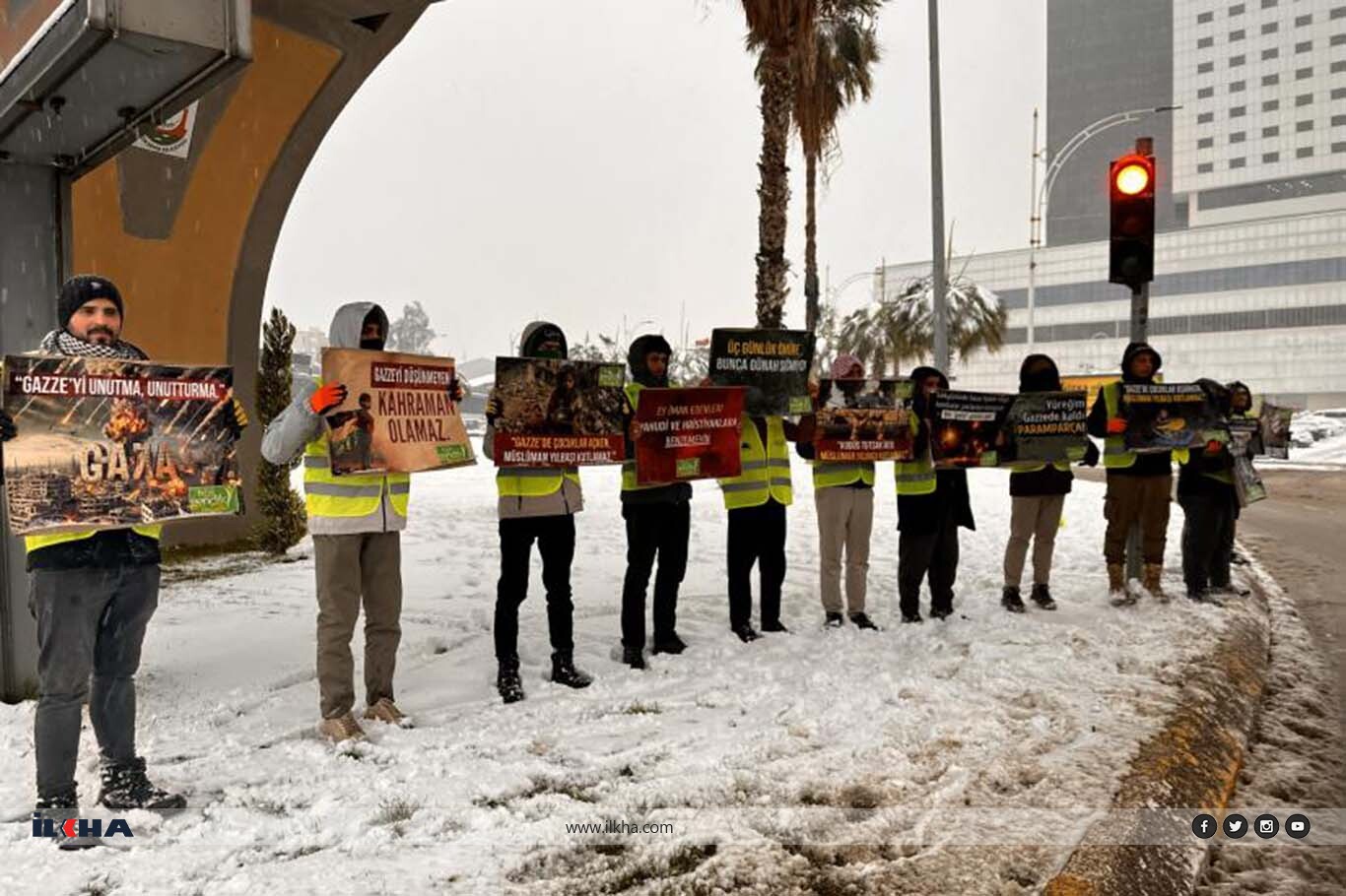 Hür Gençlik Şanlıurfa’dan Gazze için anlamlı farkındalık çalışması